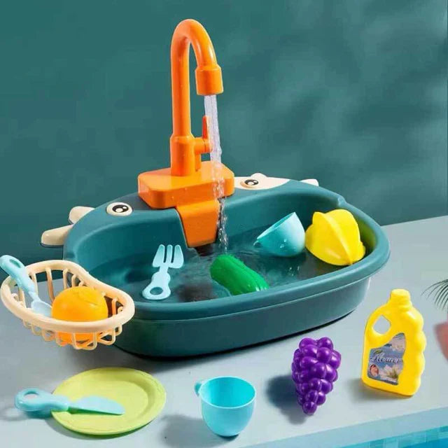 🧼Electric Kids’ Dishwasher Toy – The Most Fun & Interactive Kitchen Playset! 🍽️
