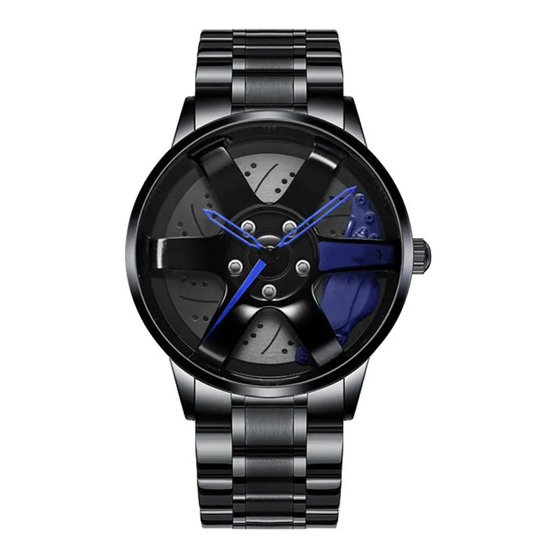 ⏰ MEN'S 3D CAR WHEEL SPORTS WATCH – THE ULTIMATE FUSION OF STYLE & PERFORMANCE! ⏰