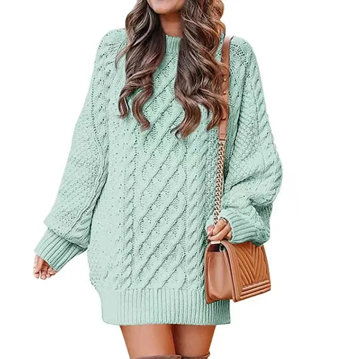 TwistKnit™ Women’s Long Sleeve Sweater Dress