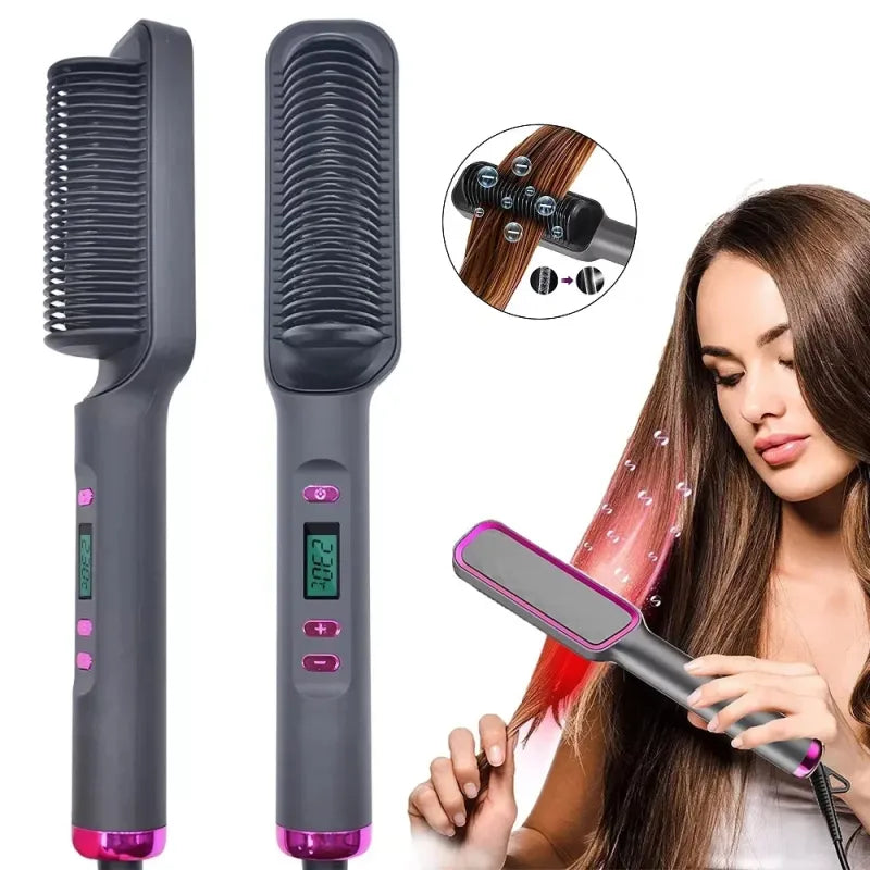 π₯ The Ultimate Hair Straightening Comb β Salon-Quality Styling at Home! π₯