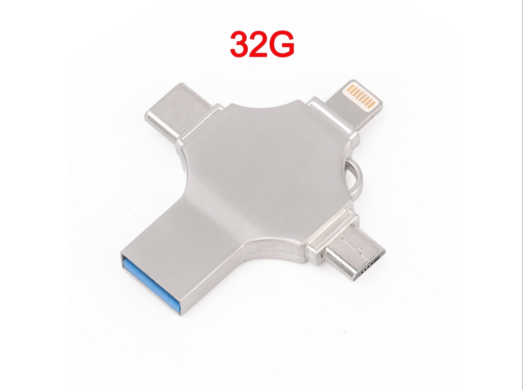 DataVault™ 4-in-1 High-Speed Flash Drive