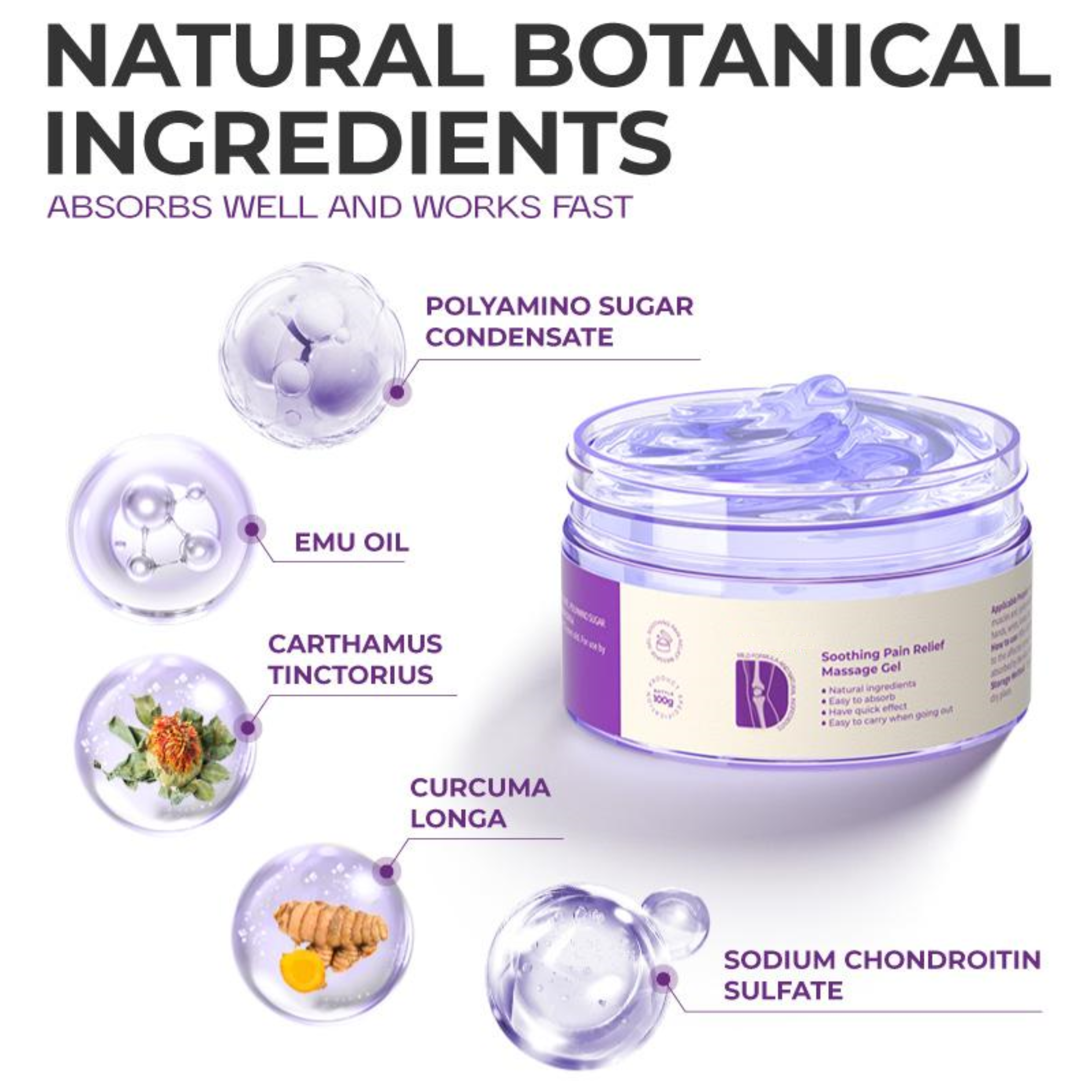 Final Day 79% OFF š„ Kerain Purple Gel š§ Refuse pain and inflammation