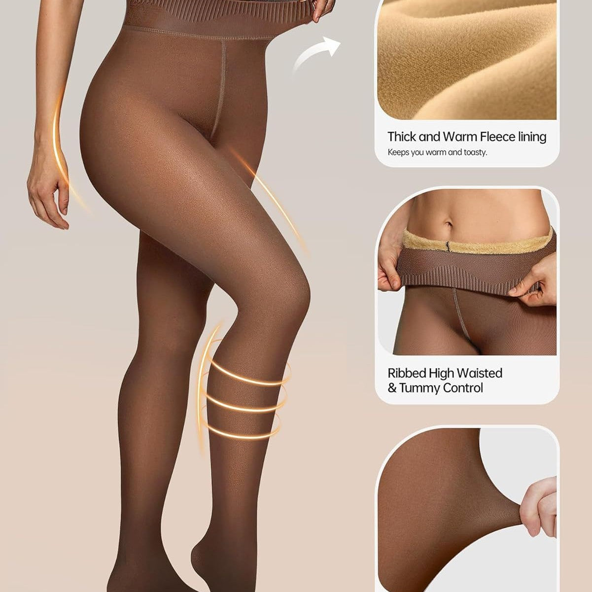 ❄️ CozyContour™ Thermal Shaping Leggings – Stay Warm, Slim & Stunning All Winter!