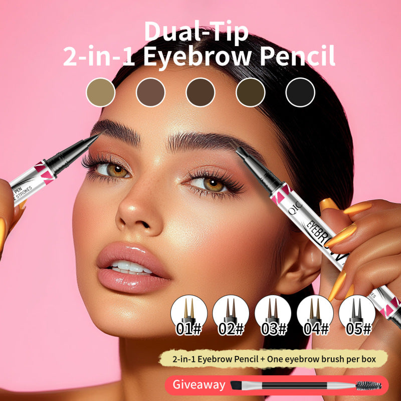 ✨ BrowLift™ – Dual-Fork Long-Lasting Eyebrow Pencil