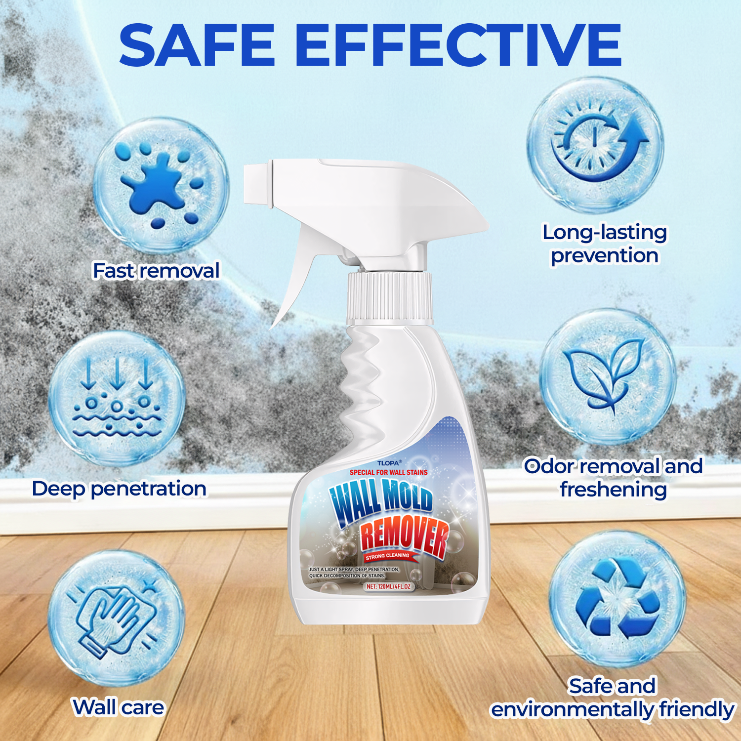 PureGuard™ Anti-Mold Spray — Erase Stubborn Mold & Breathe Easy with Fresh, Radiant Walls