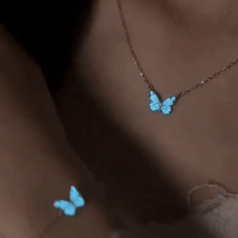 🦋✨ Luminous Butterfly Jewelry – A Glow Like No Other! ✨🦋