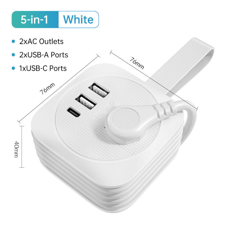 ChargeMate™ Portable Multi-Plug Power Strip