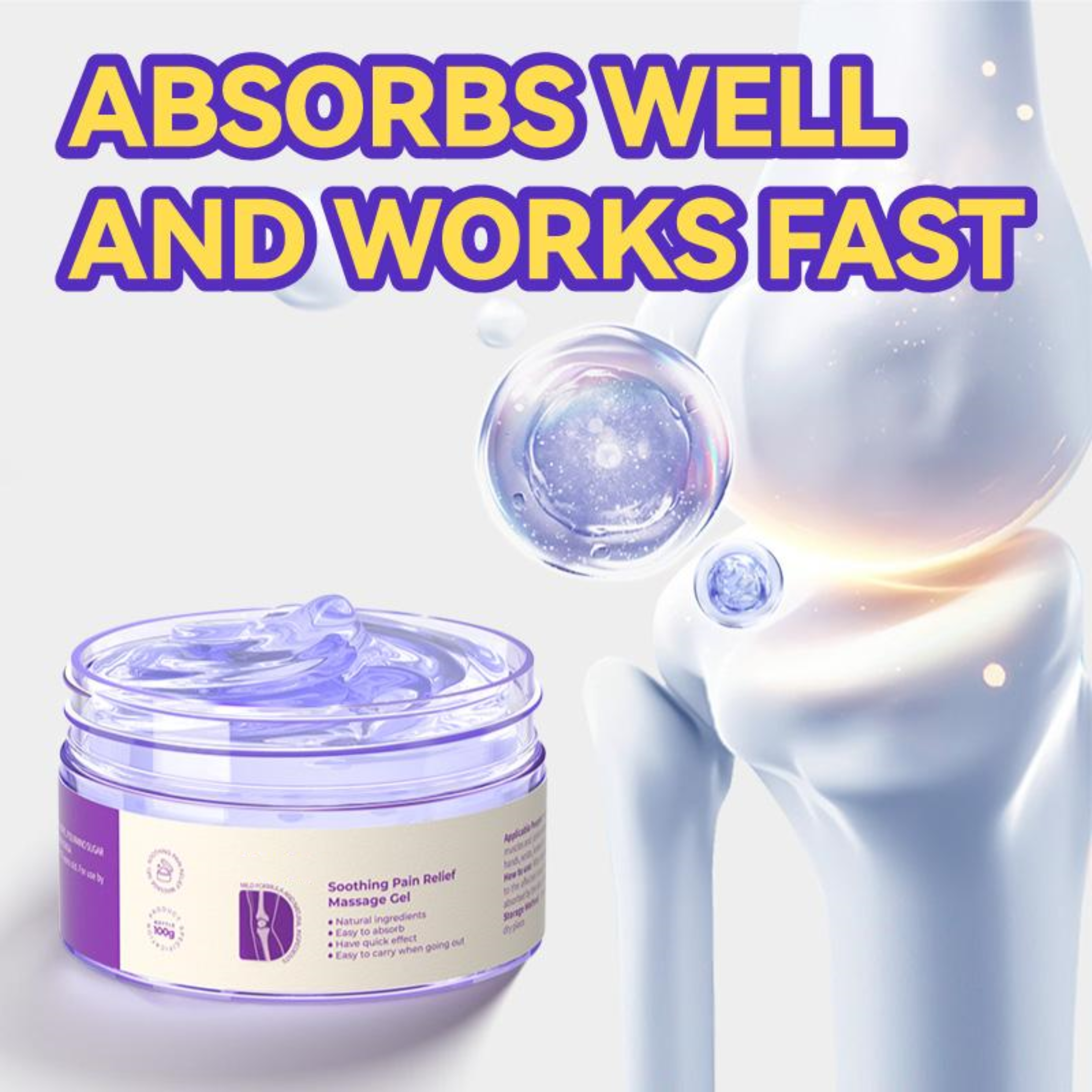 Final Day 79% OFF š„ Kerain Purple Gel š§ Refuse pain and inflammation