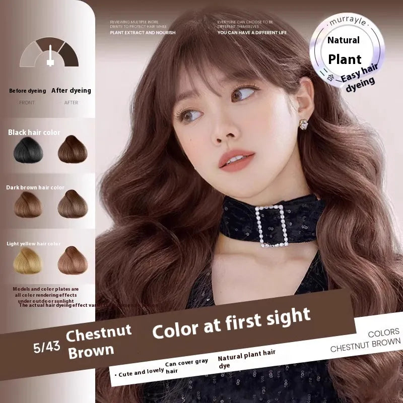 GlowTame™ Easy Comb Plant-Based Hair Dye Shampoo
