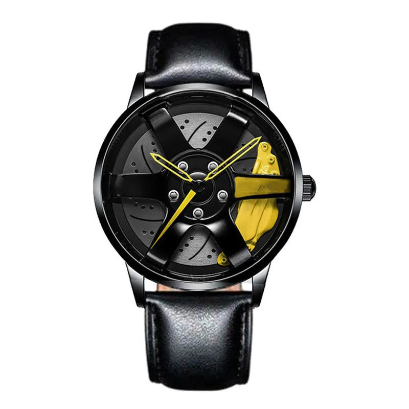 ⏰ MEN'S 3D CAR WHEEL SPORTS WATCH – THE ULTIMATE FUSION OF STYLE & PERFORMANCE! ⏰