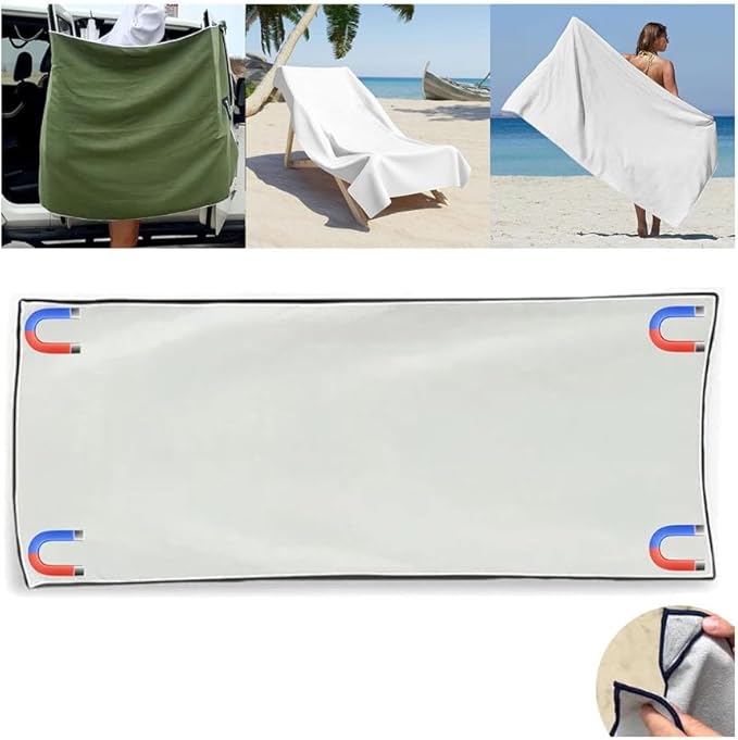 š§² MagnaTowel⢠ā Official Magnetic Outdoor Bath Towel