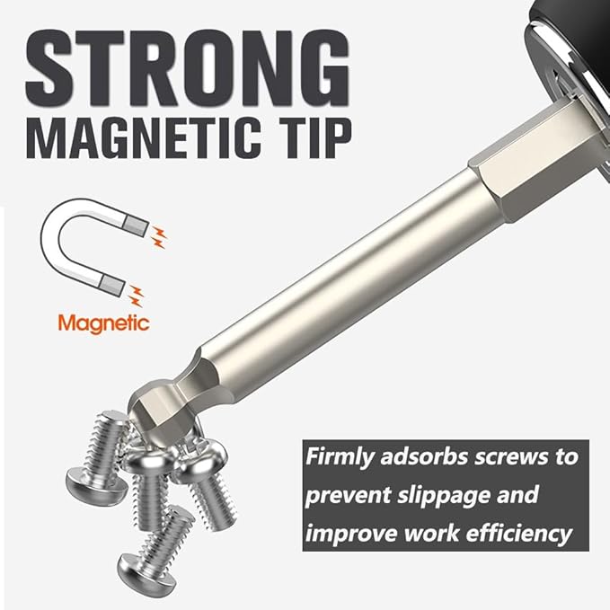 π₯ The Ultimate Magnetic Hex Screwdriver Set β Built for Power & Precision! π₯