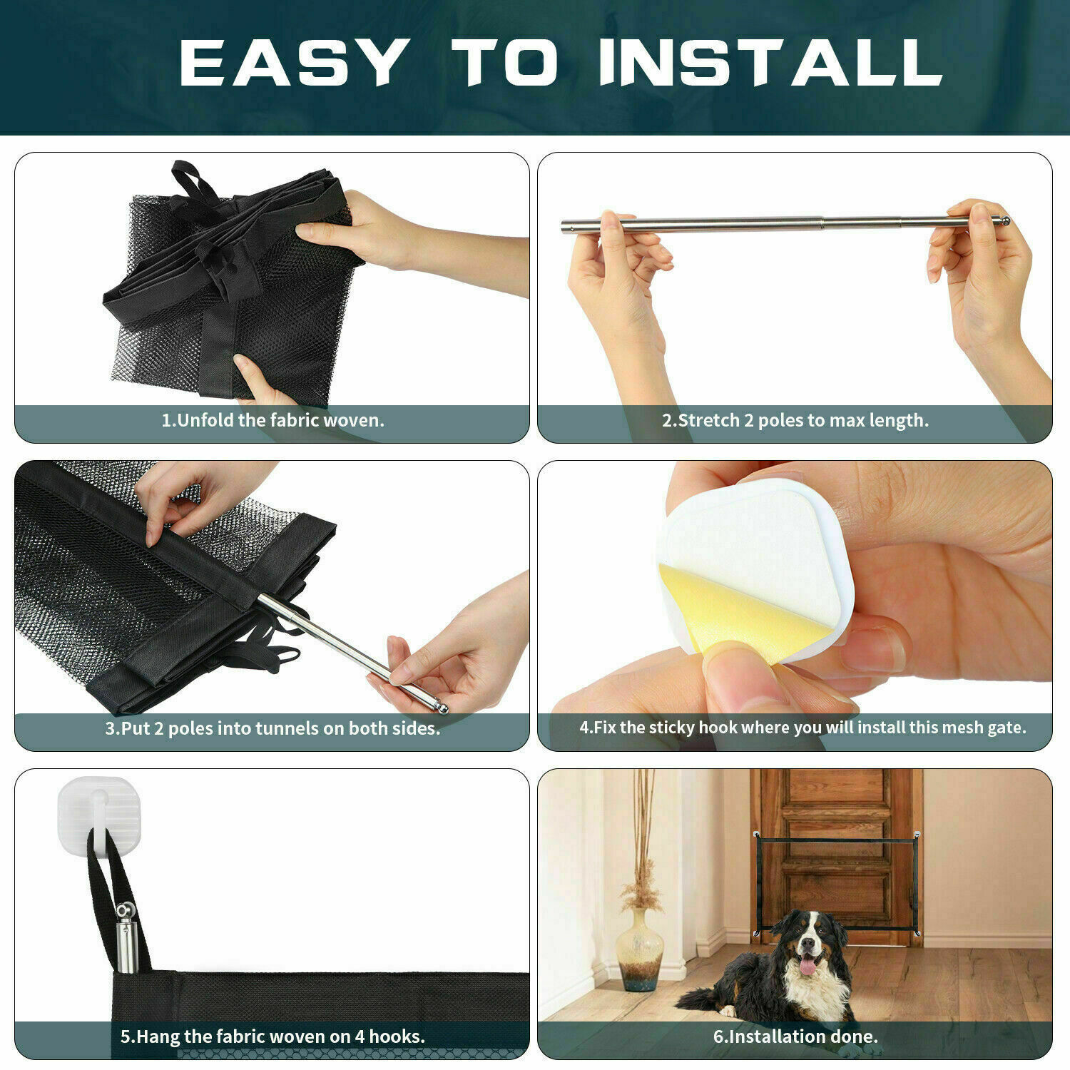 πΆPet & Baby Safety Gate β Keep Your Little Ones Safe & Secure! πΌ