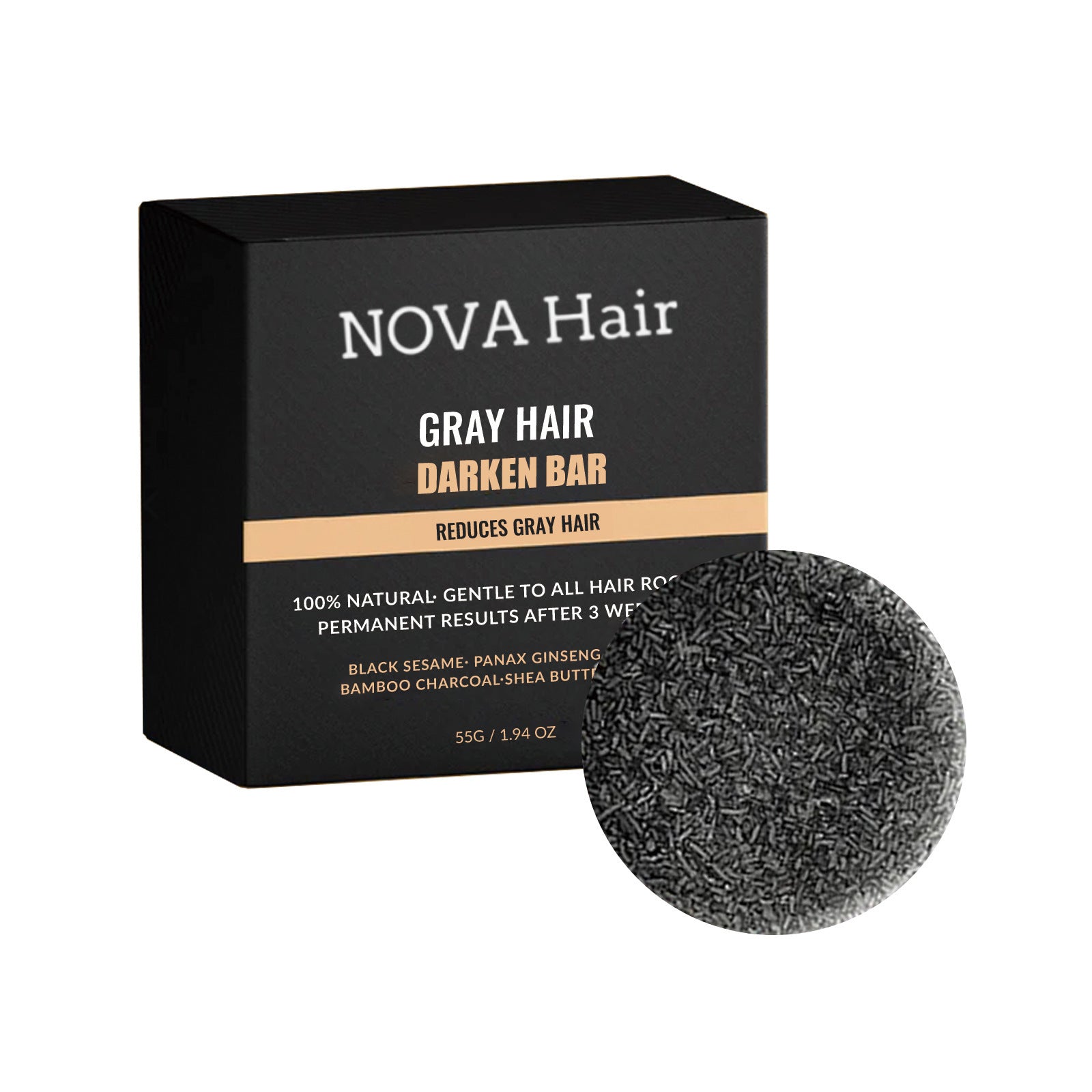 HairRenew™ Black Repair & Moisturizing Soap (55g),
