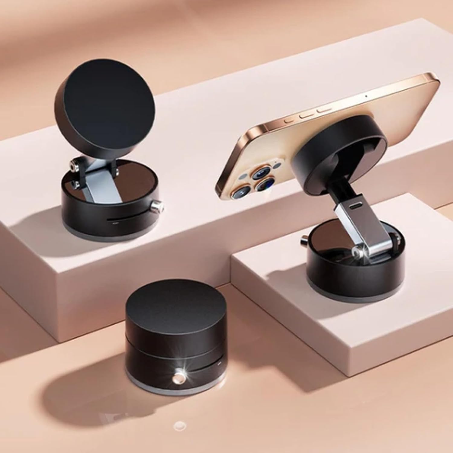 🚗 Foldable Magnetic Vacuum Car Phone Holder – The Strongest, Most Secure Mount Ever! 🚗