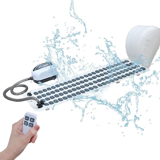 🛁 Spa-Level Relaxation at Home – Bath Bubble Massage Mat with Machine