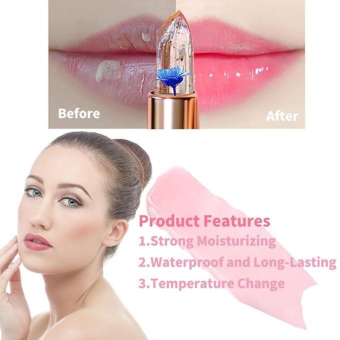 BloomGloss™ Crystal Flower Lipstick