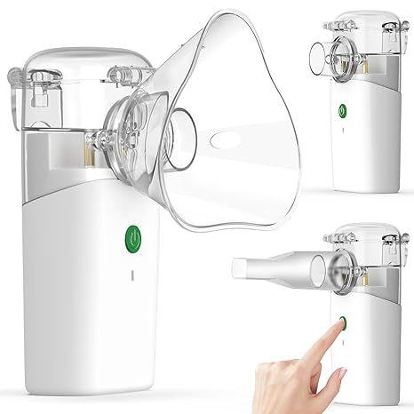 🌬️ Portable Handheld Nebulizer – Fast, Quiet, and Effective Relief!