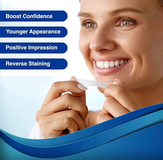 ✨ 5D Gel Teeth Whitening Strips – Instantly Brighter, Whiter Teeth! ✨