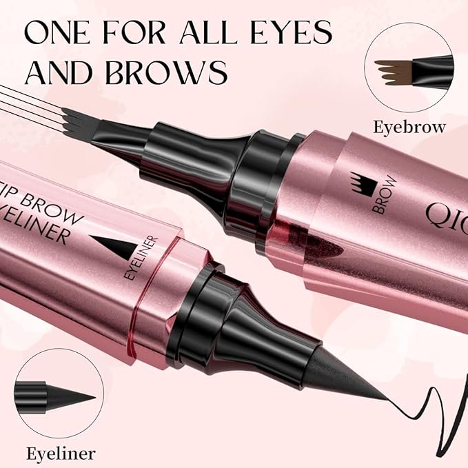 BrowLuxe™ 2-in-1 4-Fork Eyebrow Pencil & Eyeliner