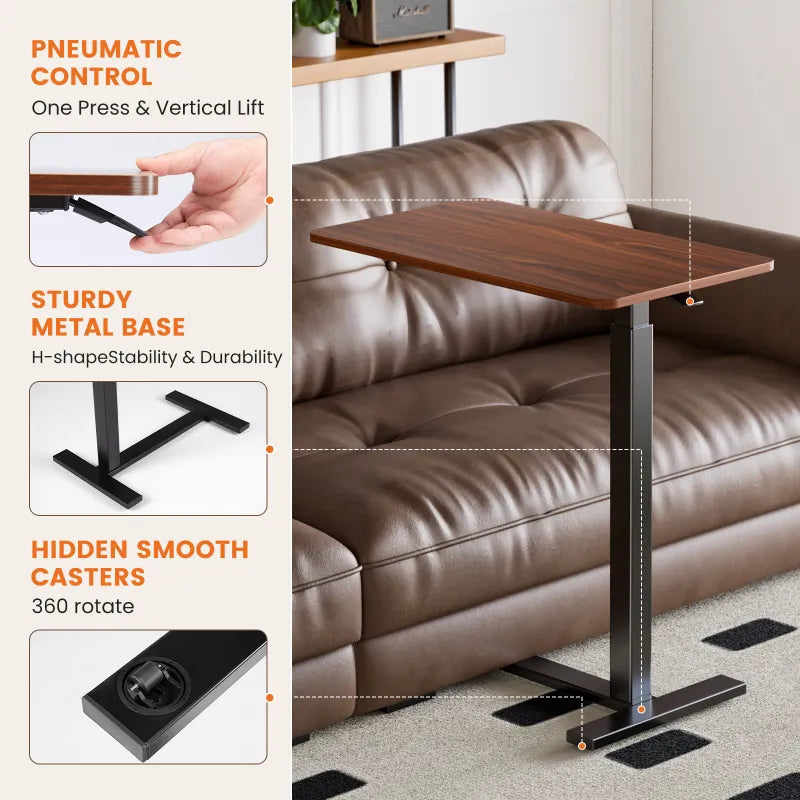 🔥 The Ultimate Adjustable Mobile Desk – Work & Relax Anywhere! 🔥
