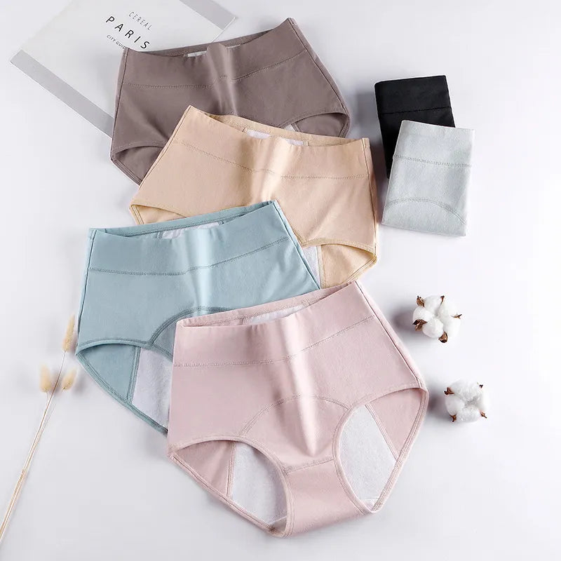 🔒 LeakProof™ High-Waist Period Panties