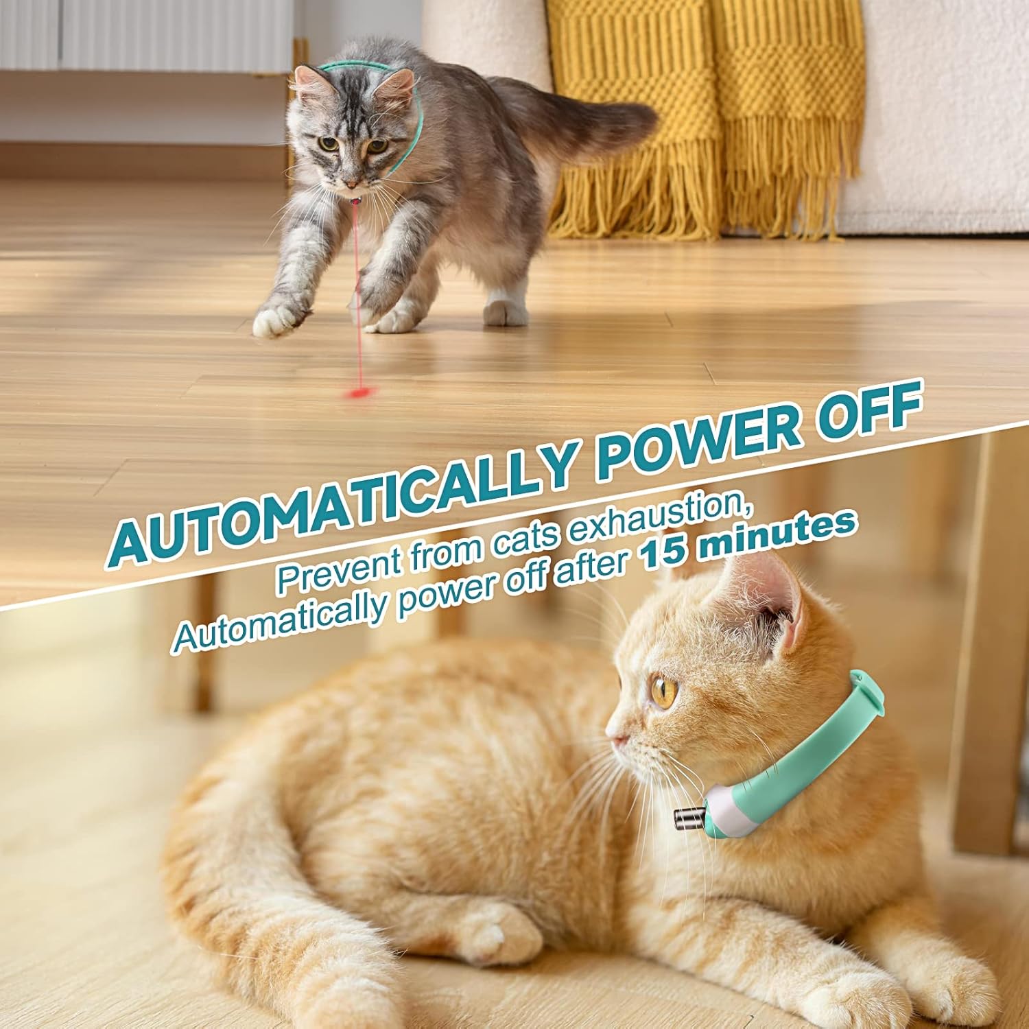 🐾 Hands-Free Laser Cat Collar – The Ultimate Fun for Your Feline! 🐾