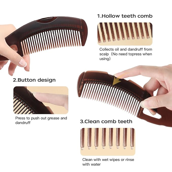 π Energy Comb β The Ultimate Scalp Detox & Hair Refresh π(4pcs)