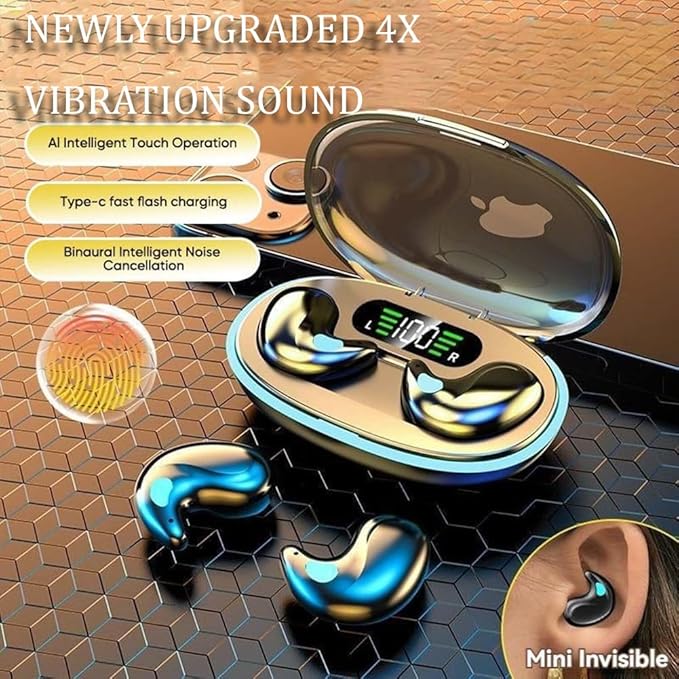 π§ Sleep Bluetooth Headset β The Ultimate Comfort for Side Sleepers! π§