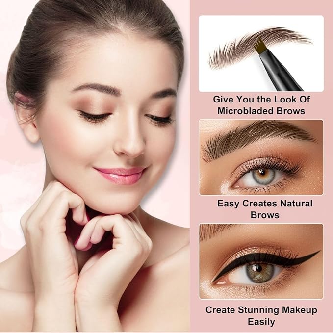 BrowLuxe™ 2-in-1 4-Fork Eyebrow Pencil & Eyeliner