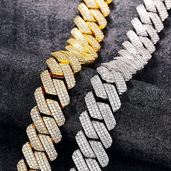 💎 The Ultimate Hip-Hop Diamond Chunky Necklace – Own the Spotlight 💎