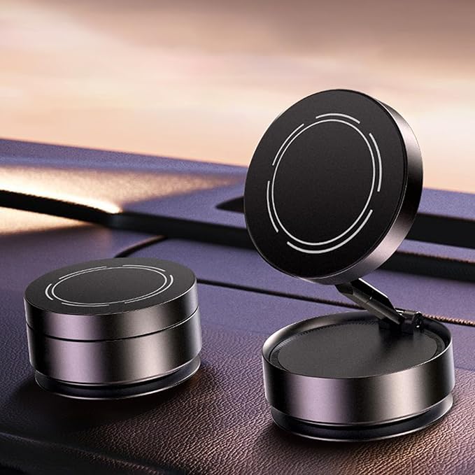 🚗 Foldable Magnetic Vacuum Car Phone Holder – The Strongest, Most Secure Mount Ever! 🚗