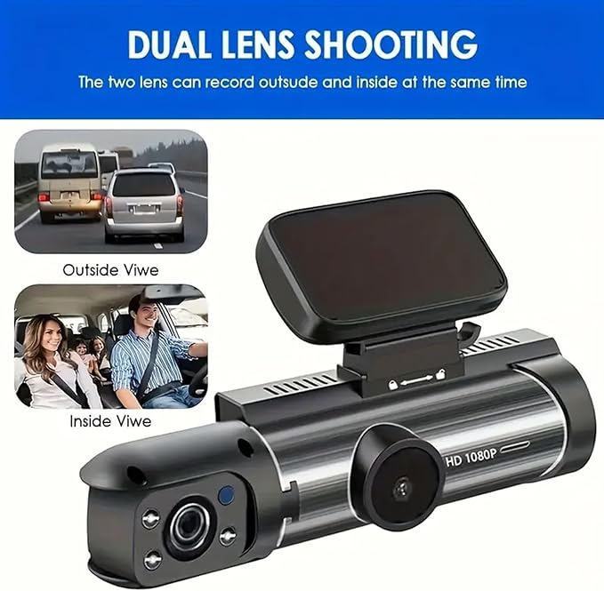 🚗 THE ULTIMATE DUAL-LENS DASHCAM – PROTECT YOUR DRIVE! 🚗