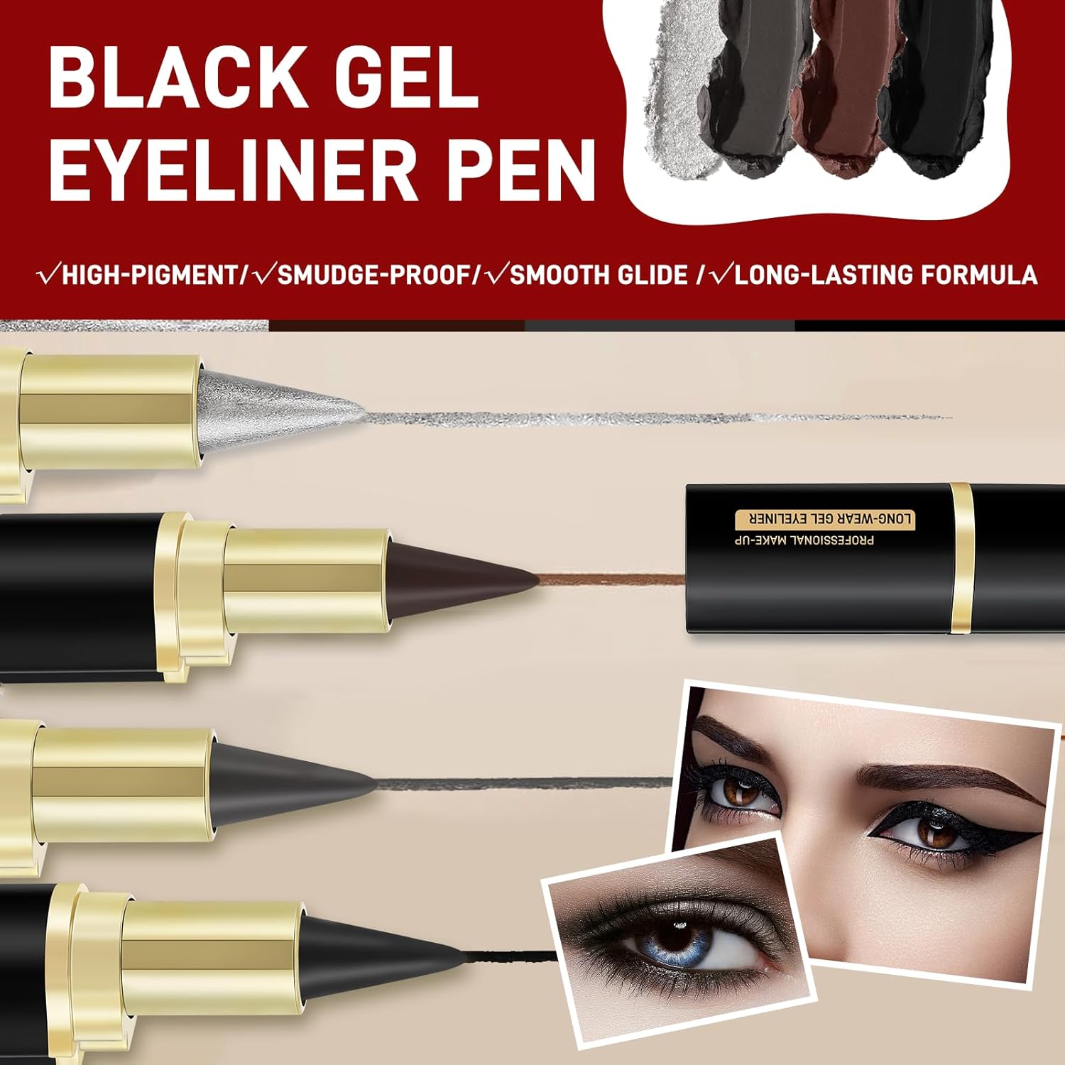 π The Ultimate Waterproof Matte Quick-Drying Eyeliner β Flawless Look That Lasts All Day! β¨