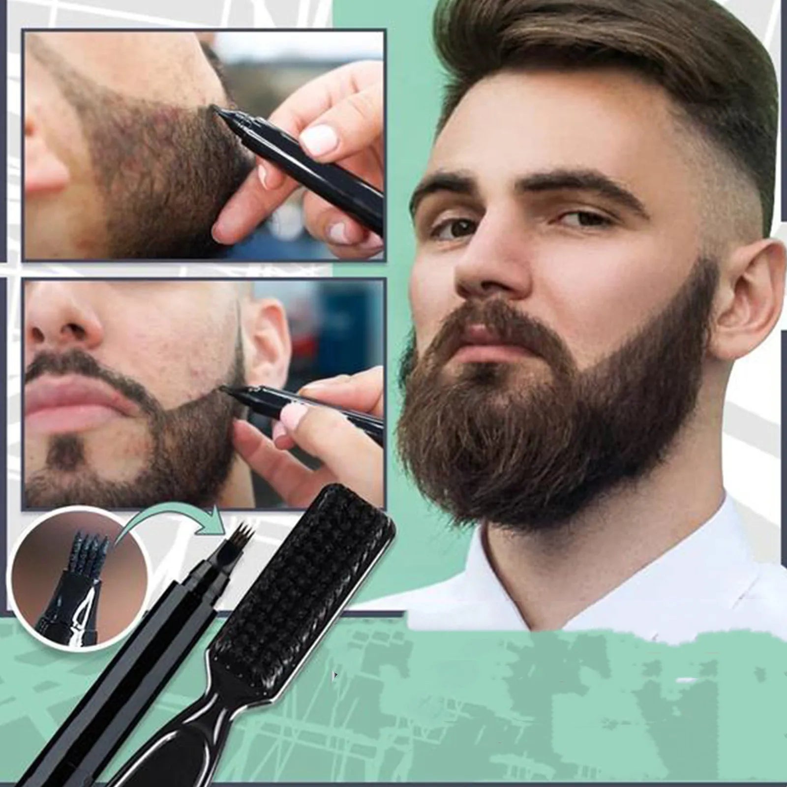 π₯ BEARD & HAIRLINE FILLER PEN β INSTANTLY FULLER, SHARPER LOOK! π₯