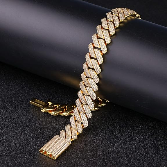 💎 The Ultimate Hip-Hop Diamond Chunky Necklace – Own the Spotlight 💎