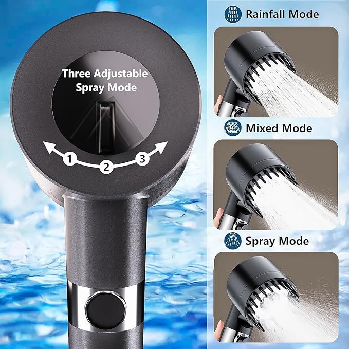 πΏ High-Pressure Adjustable Shower Head β Upgrade Your Shower Experience! πΏ(Full Set)