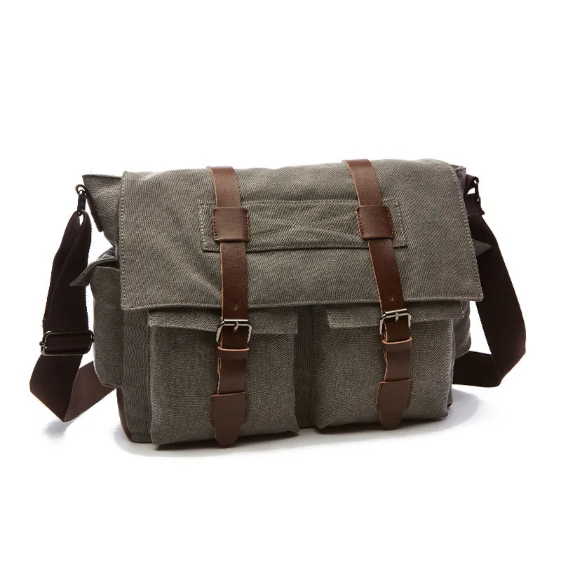 BagForce™ UrbanTactical - Messenger Military Canvas Crossbody Laptop Work Bag