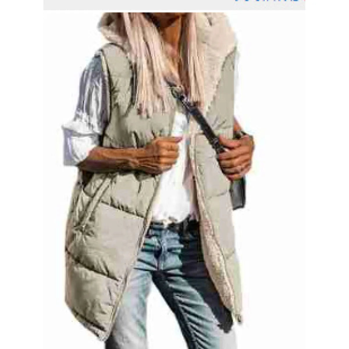 CosyHood™ Double-Sided Cotton Hooded Vest Jacket
