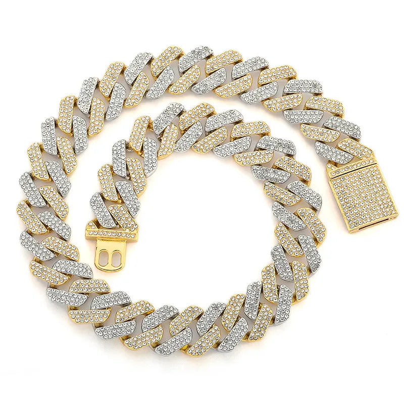 💎 The Ultimate Hip-Hop Diamond Chunky Necklace – Own the Spotlight 💎