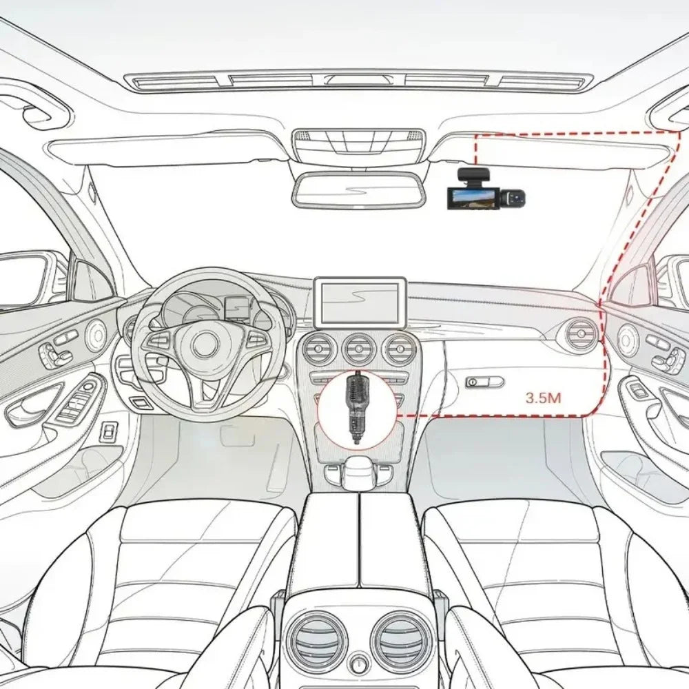 🚗 THE ULTIMATE DUAL-LENS DASHCAM – PROTECT YOUR DRIVE! 🚗