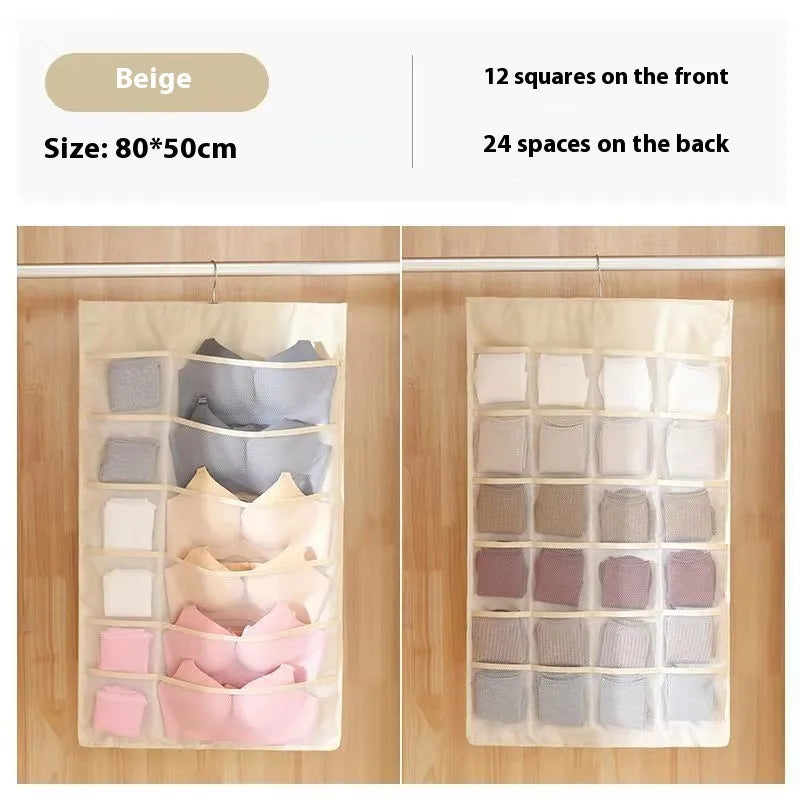 ποΈ Double-Sided Hanging Storage Bag β Declutter Your Wardrobe in Style! β¨