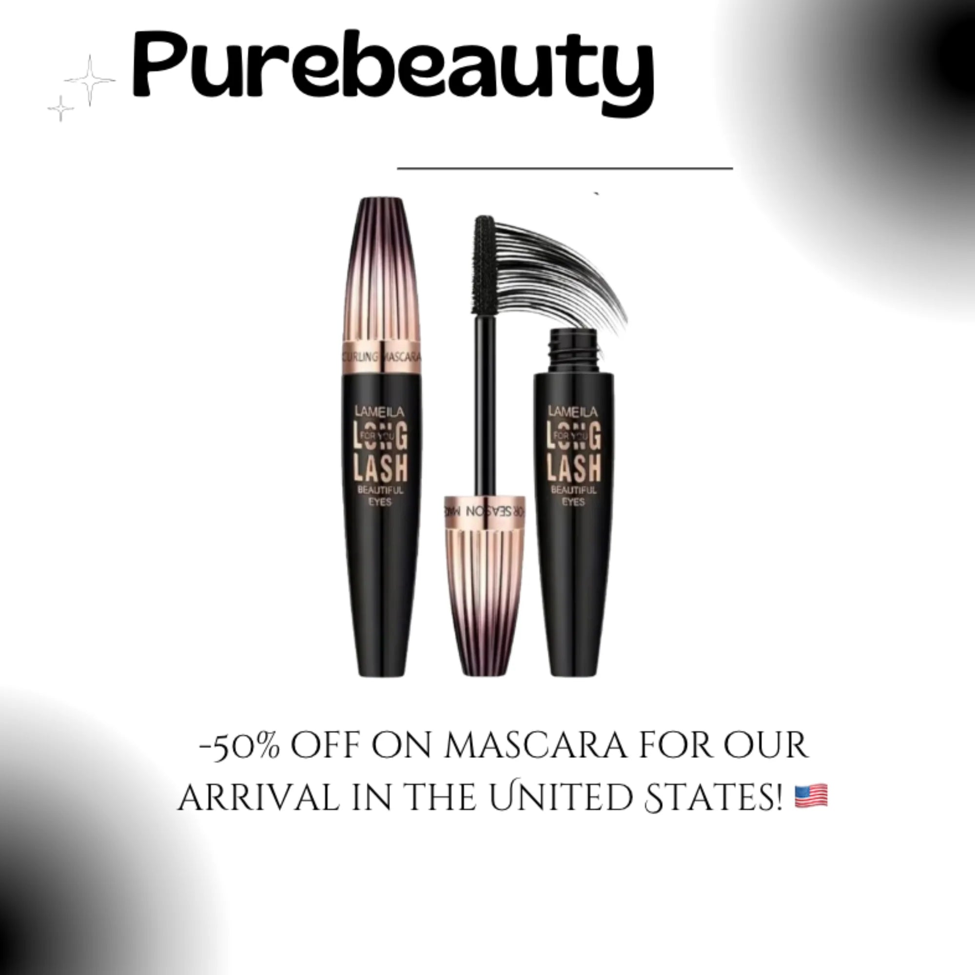 PureBeauty Plump & Curl Waterproof Mascara