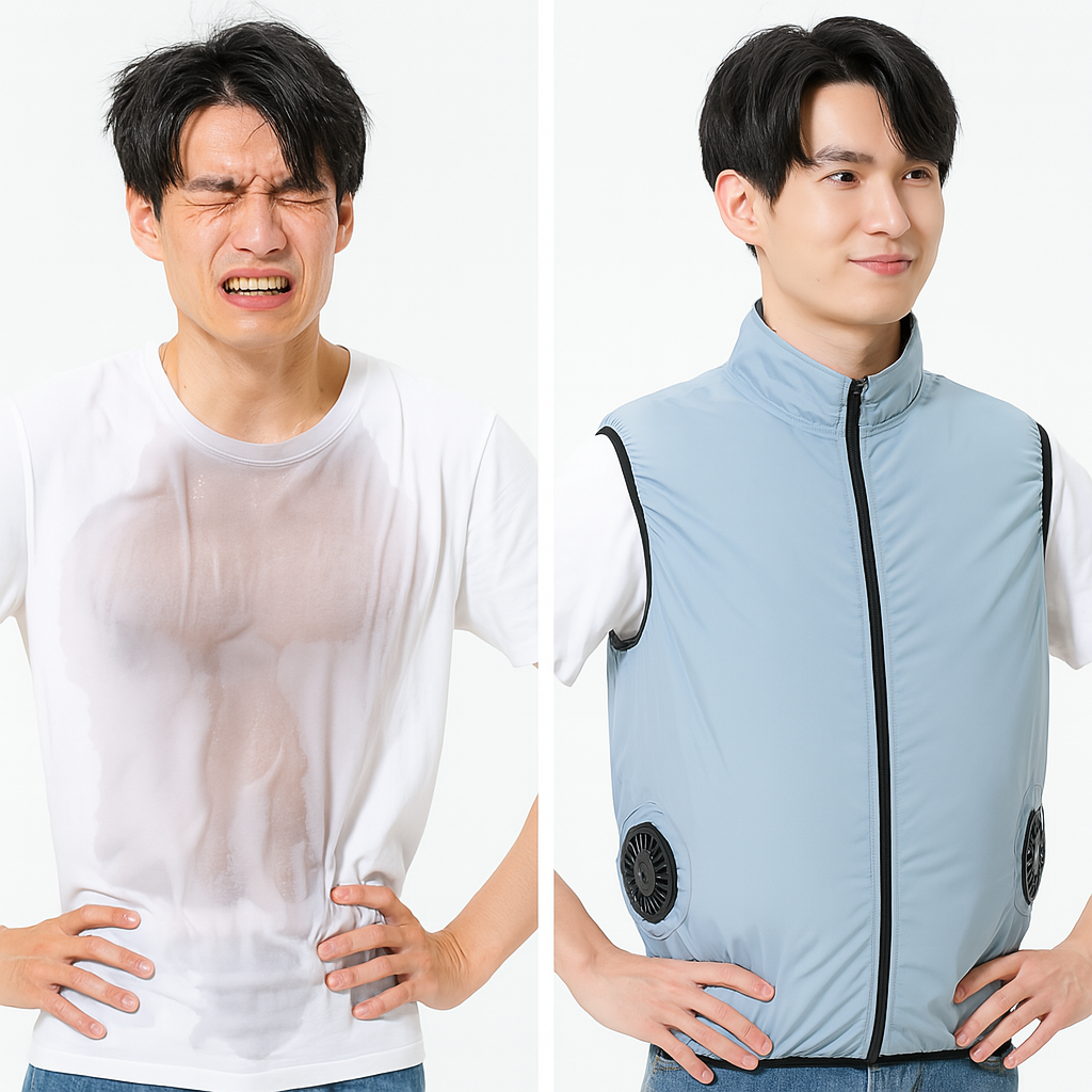 AirCool™ Summer Cooling Fan Vest
