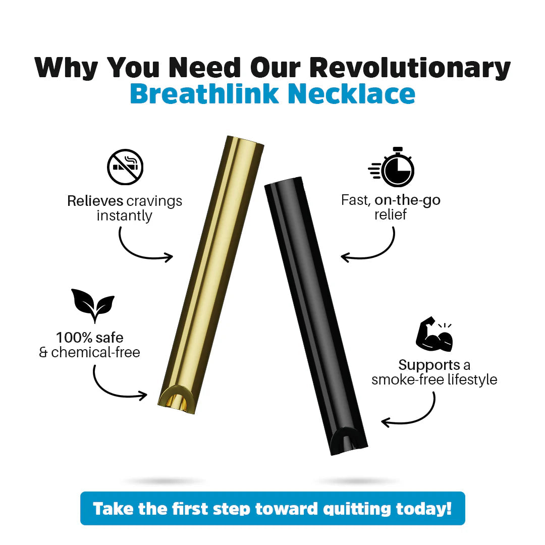 📢 THE BREATHLINK NICLACE – THE SMART WAY TO QUIT VAPING FOR GOOD! 📢