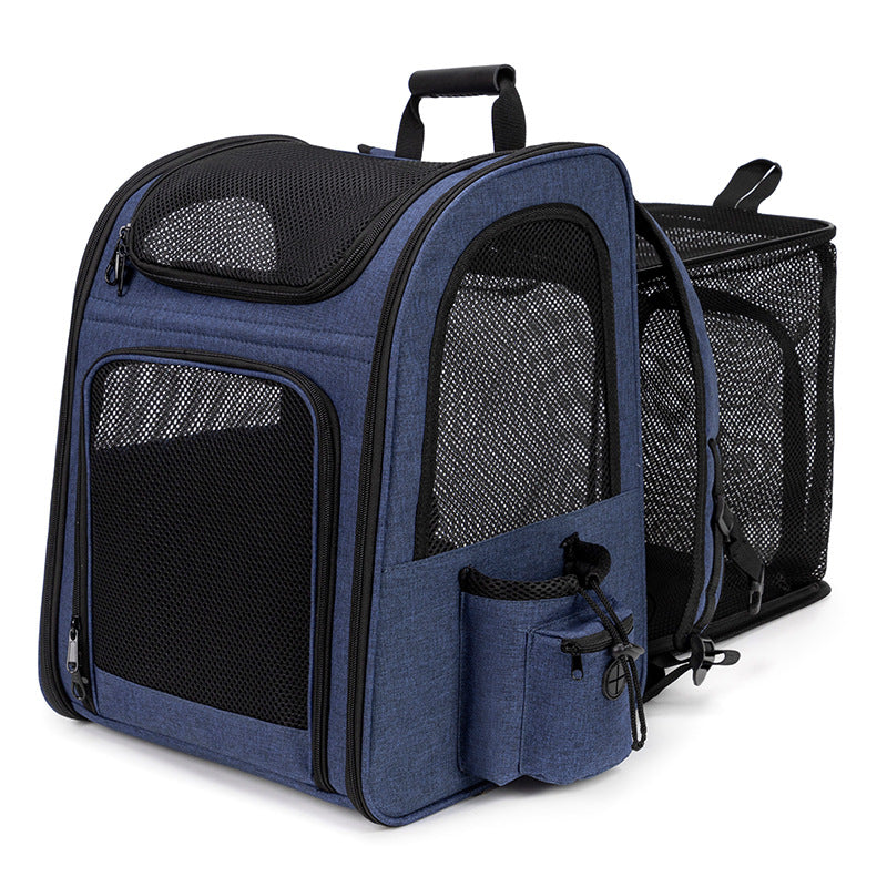 🐾 PawVoyager™ – Official Expandable Pet Travel Carrier Bag