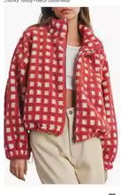 ChaleurÉlégante™ Women’s Plaid Zip-Up Winter Fleece Jacket