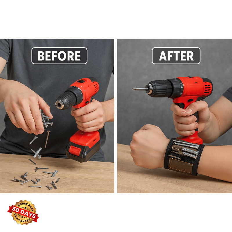 MagnetGrip™ Heavy-Duty Magnetic Tool Wristband
