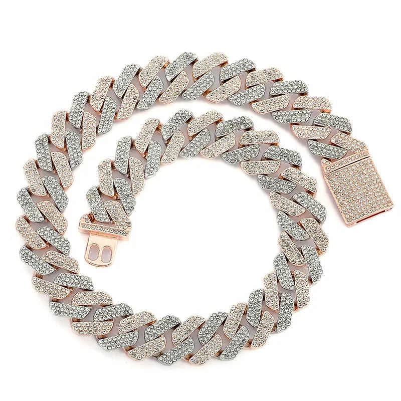 💎 The Ultimate Hip-Hop Diamond Chunky Necklace – Own the Spotlight 💎
