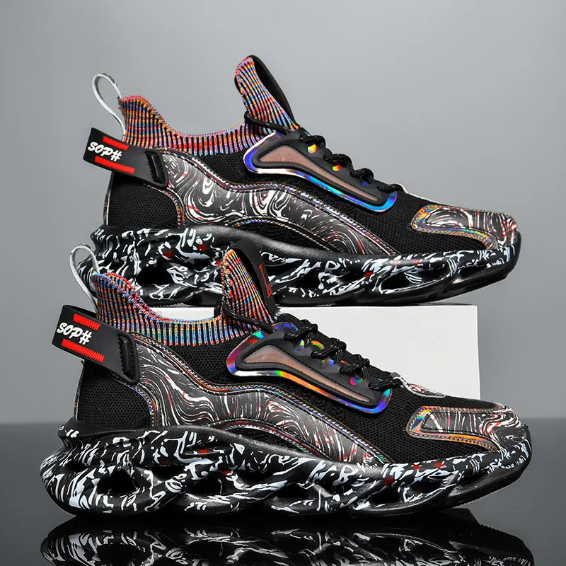 π 3D-PRINTED OUTSOLE ULTRA-LIGHT HEIGHTENED SNEAKERS β Elevate Your Style Instantly!